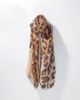 Animal Print Oblong Scarf | Chico's