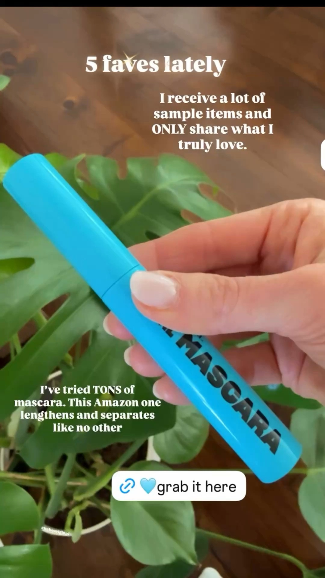 5 faves lately  I receive a lot of sample items and ONLY share what I truly love.  @babeoriginal  I’ve tried TONS of mascara. This Amazon one lengthens and separates like no other