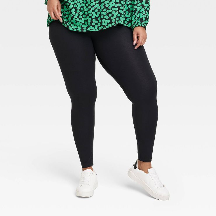 Women's High-Waisted Slim Fit Leggings - Ava & Viv™ | Target