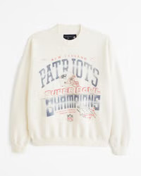 ALL OTHER NFL Graphic Crew Sweatshirt | Abercrombie & Fitch (US)