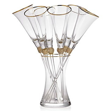 Victoria Toasting Flutes - Set of 6 | Z Gallerie