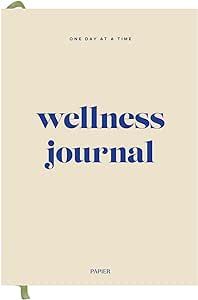 Wellness Journal - Beige, 153mm x 215mm, Hardback | For Intentions, Feel-Good Goals & Wishlists| ... | Amazon (US)