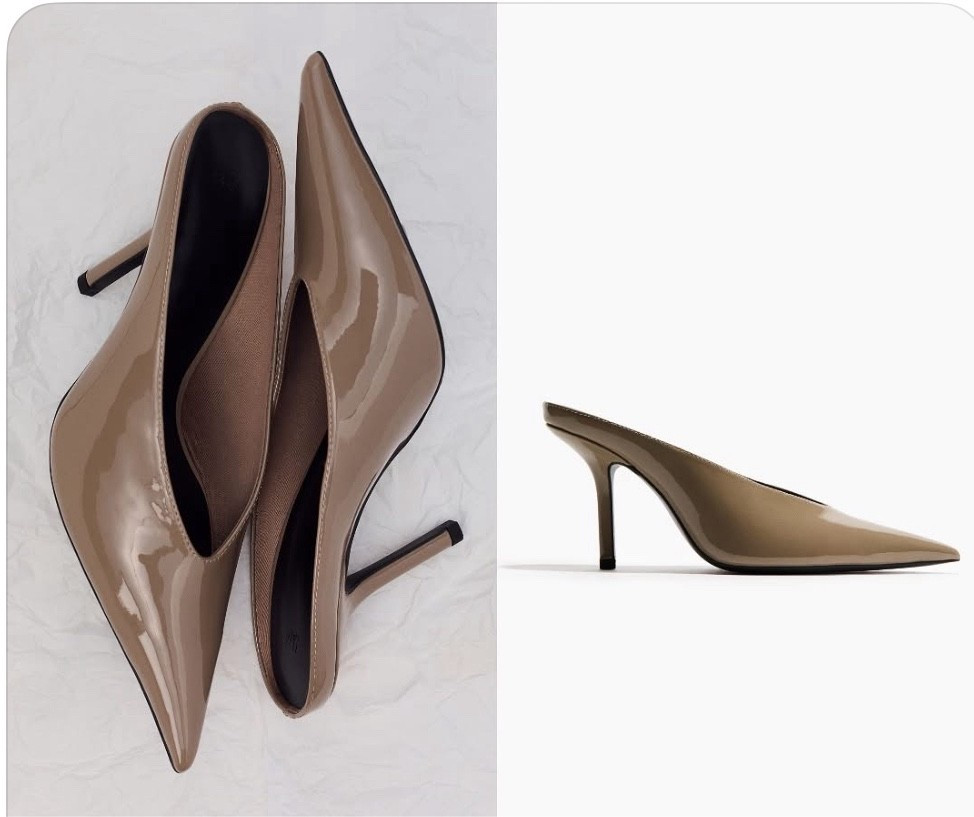 POINTED HEELED MULES