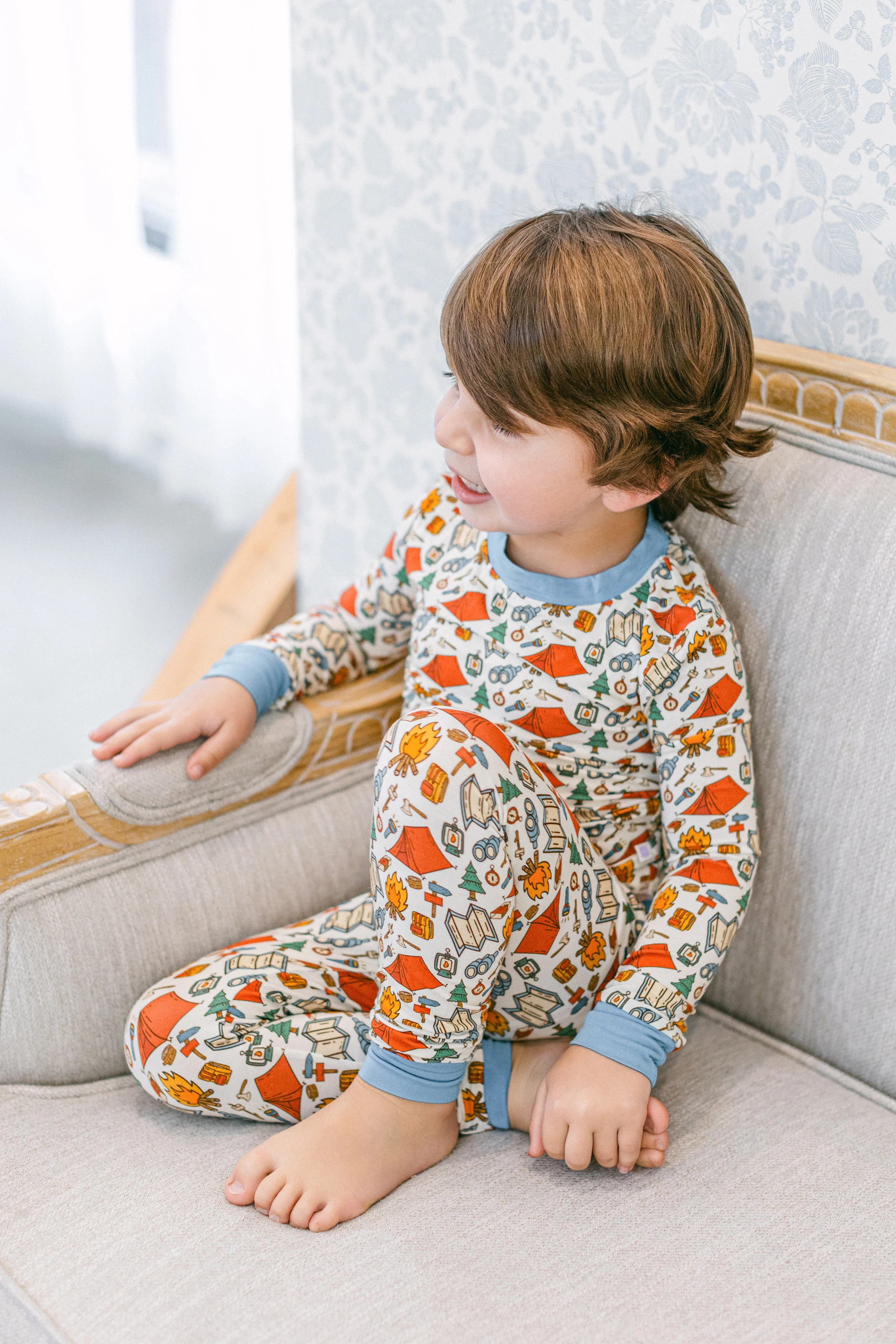 Camping Premium PJ Set | Poppy Kids Co