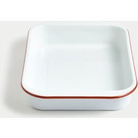 M&S Enamel 35cm Roaster White Mix | Marks & Spencer (UK)