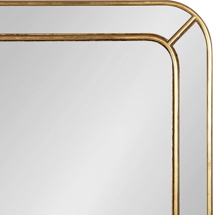 Kate and Laurel Lamson Transitional Framed Wall Mirror, 20 x 30, Gold, Sophisticated Glam Wall De... | Amazon (US)