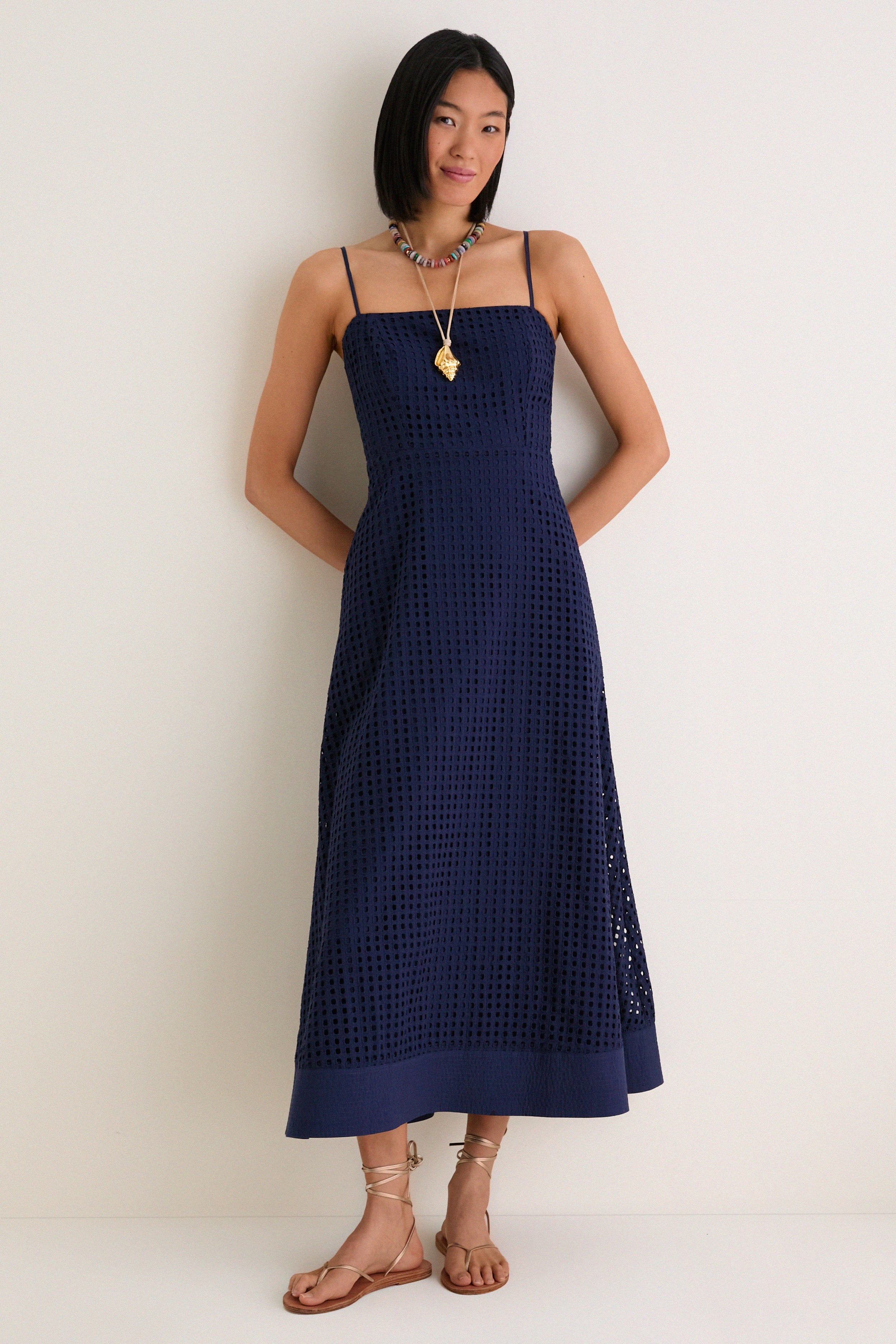 Ink Eyelet Rhea Dress | Tuckernuck (US)
