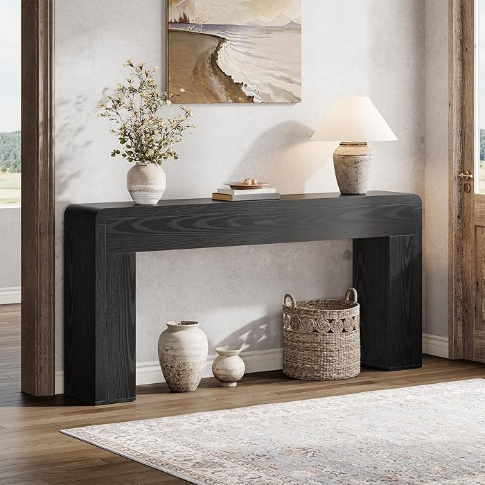 Tribesigns 70.9-Inch Extra Long Console Table, Rustic Wooden Sofa Table Behind Couch, Farmhouse E... | Amazon (US)