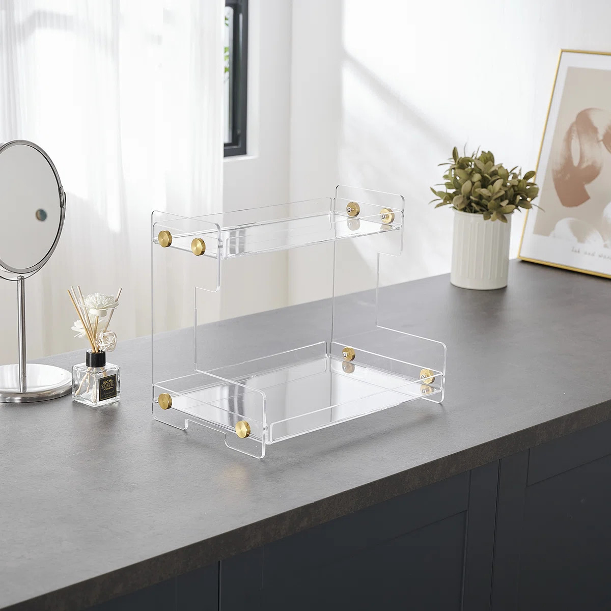 Pekarovic Acrylic Makeup Organizer | Wayfair North America