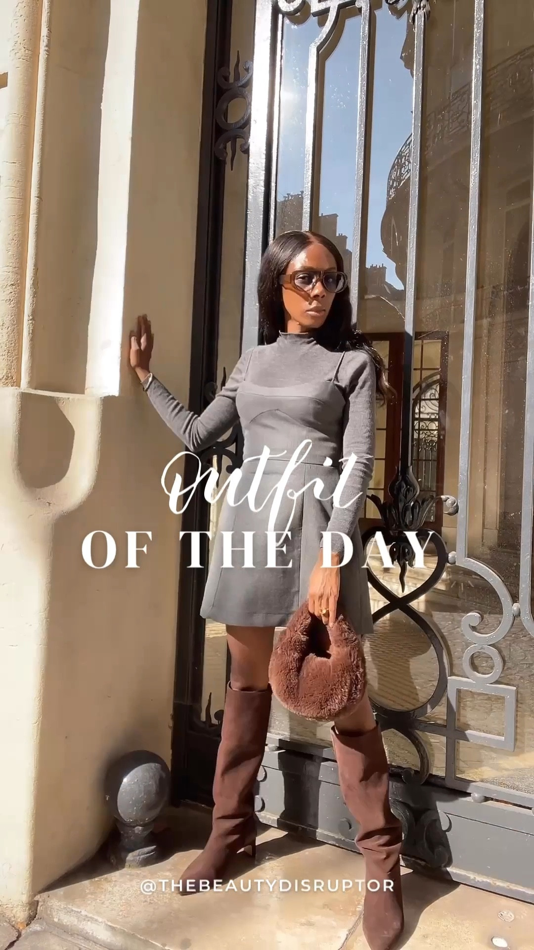 Today’s color combo: Grey & Chocolate brown. 🩶🤎

Create some of your best fall outfits with this winning color combo. Together these two colors bring chic, sophistication, and a minimalist vibe to any fall outfit.

Today I’m wearing a fitted grey turtleneck underneath a grey mini dress for a monotone look. To add a touch of earthiness and sophistication, I accessorized with brown suede boots and a faux-fur bag in chocolate brown to complete the look. 

#LTKStyleTip #LTKShoeCrush #LTKItBag