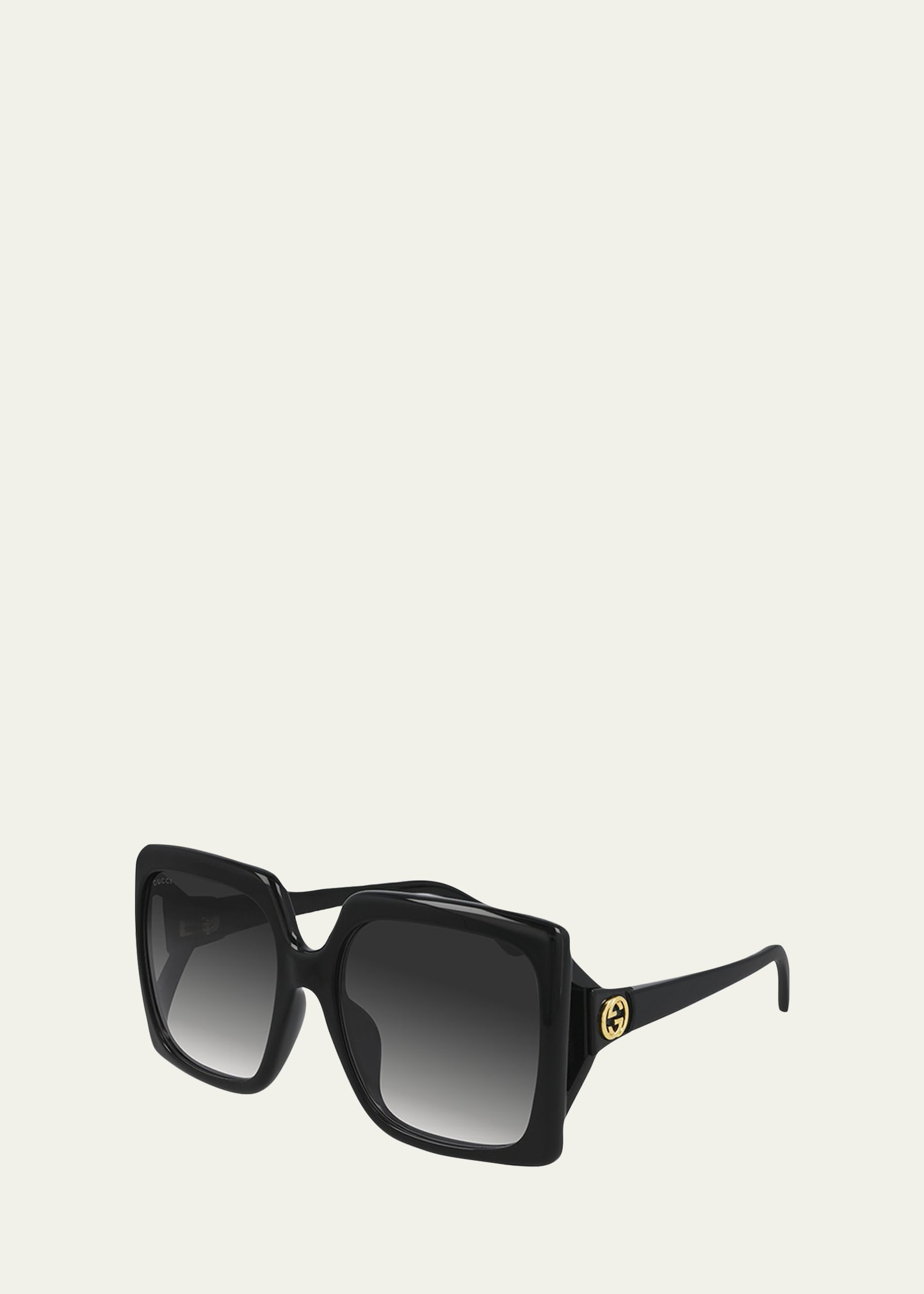 Gucci Oversized Square Injection Plastic Sunglasses | Bergdorf Goodman