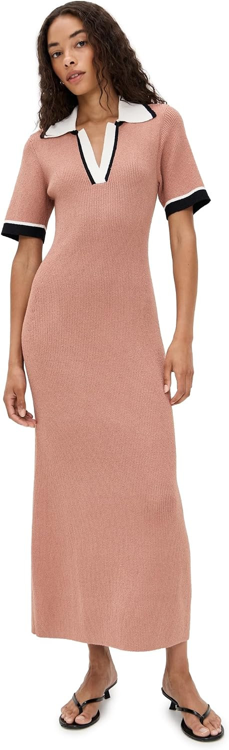 LE BOP Women's Boucle Polo Maxi Dress | Amazon (US)
