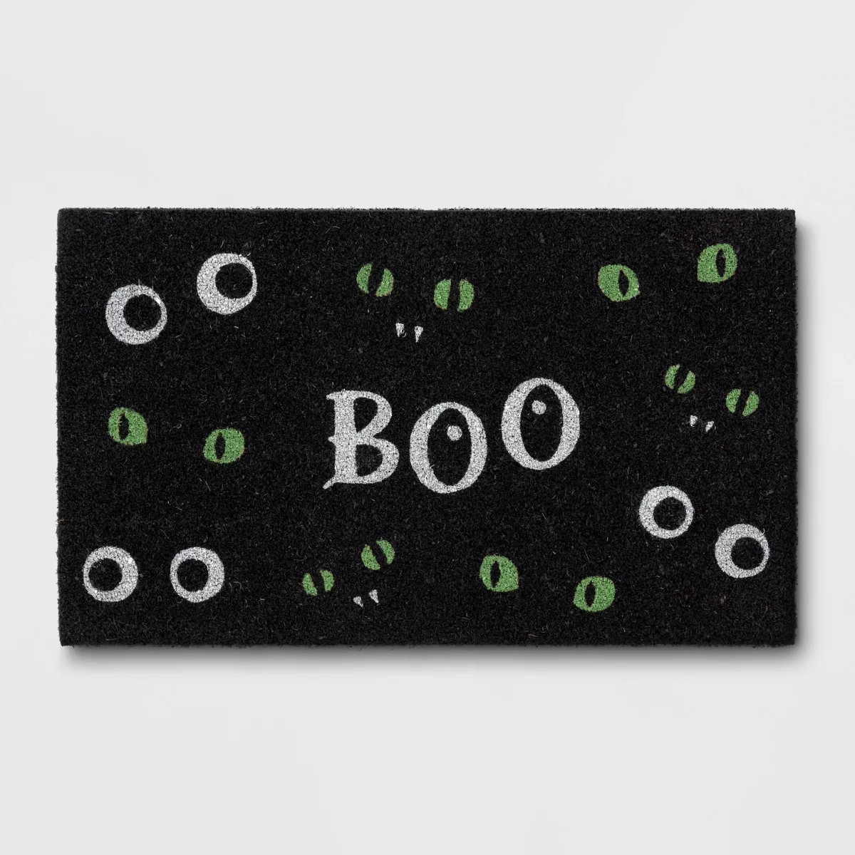 1'6"x2'6" Boo Glow Coir Doormat Black - Hyde and EEK! Boutique™ | Target