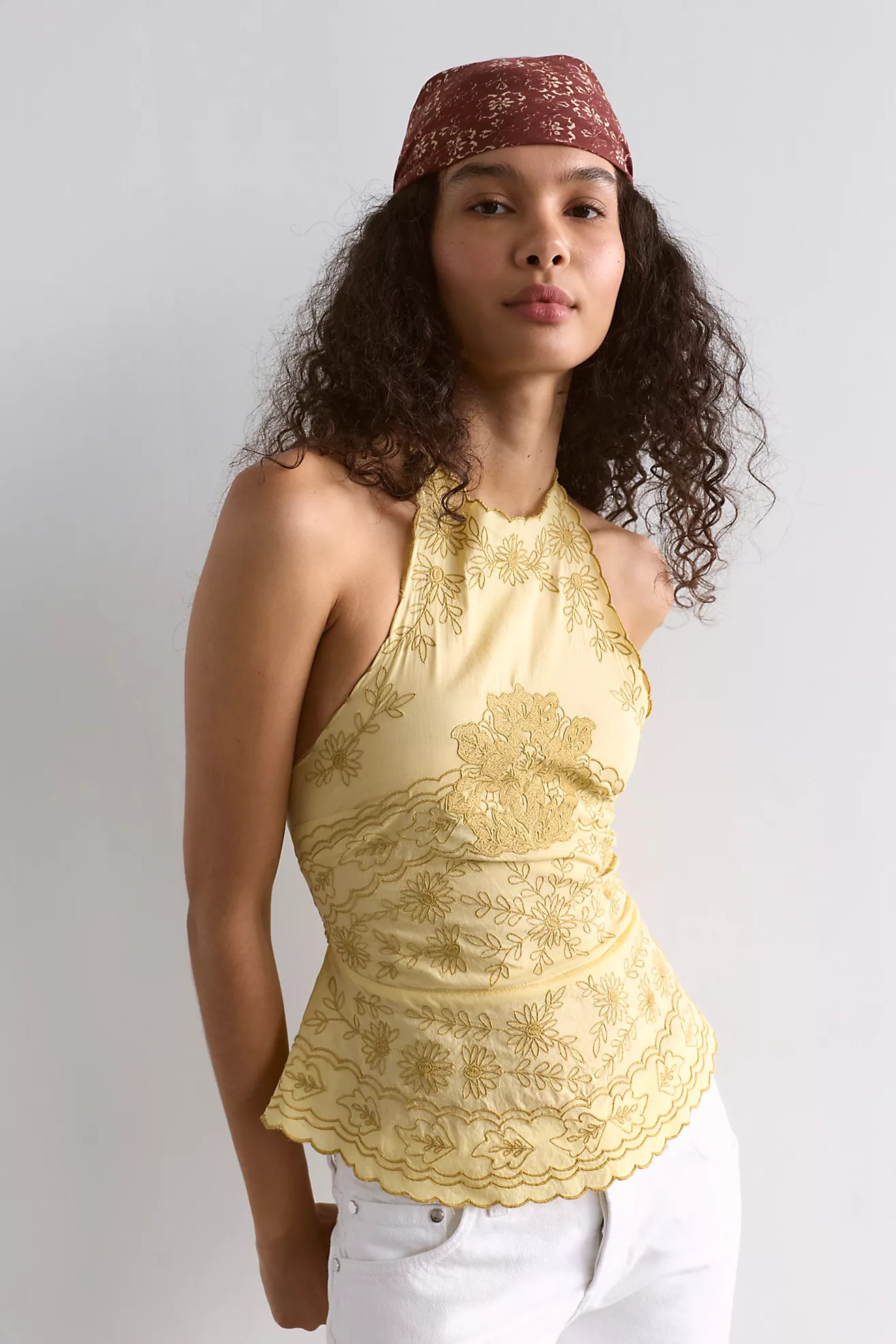 Coastal Bloom Embroidered Top | Free People (Global - UK&FR Excluded)