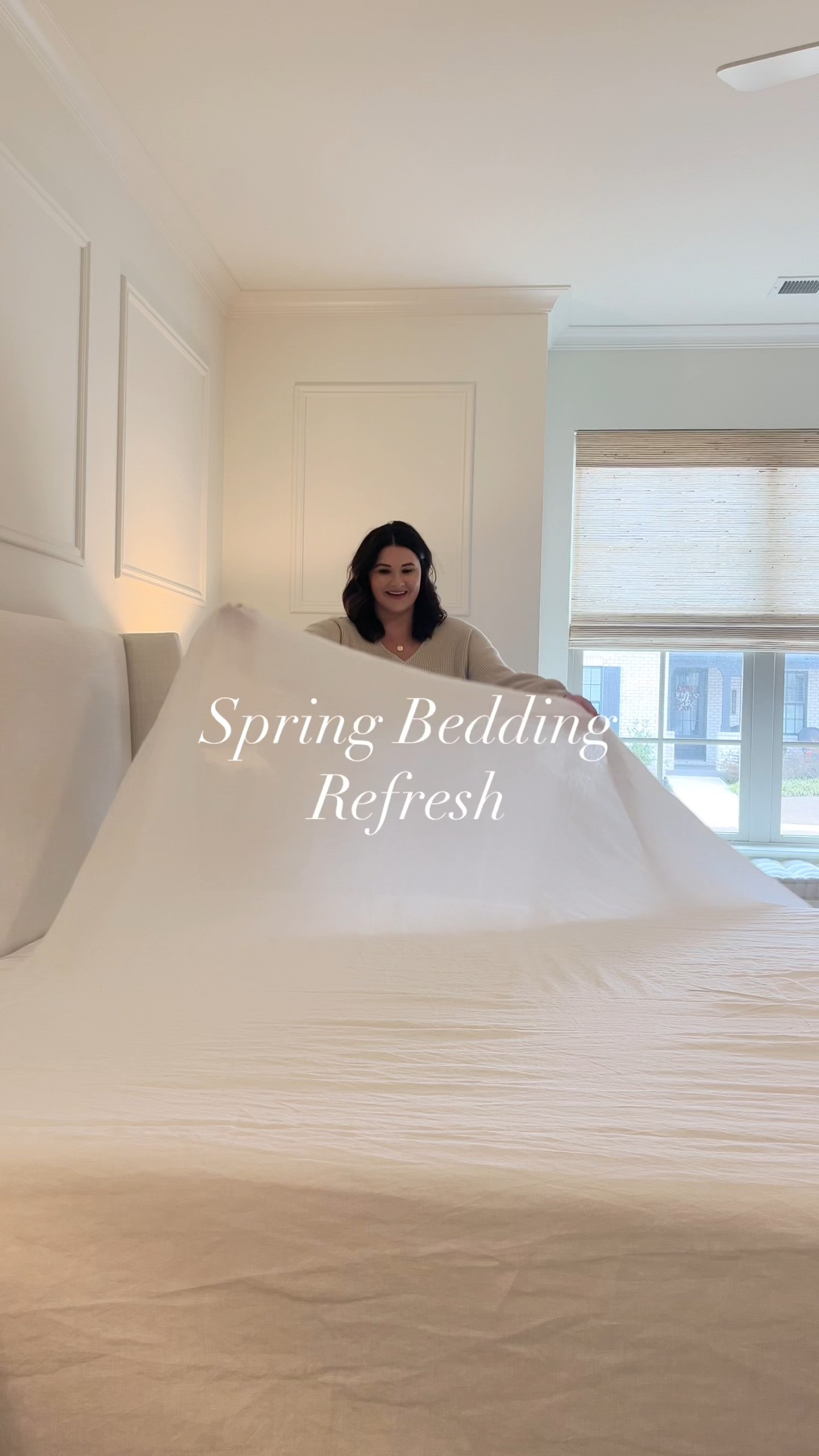 Spring Bedding Refresh with @onequince #QuincePartner  A designer-approved bed must have great sheets, a linen quilt, and a plush duvet. Now is a great time to invest in linen sheets as it starts to get warmer.  

 #LTKdayinmylife #LTKmorningroutine #LTKHome