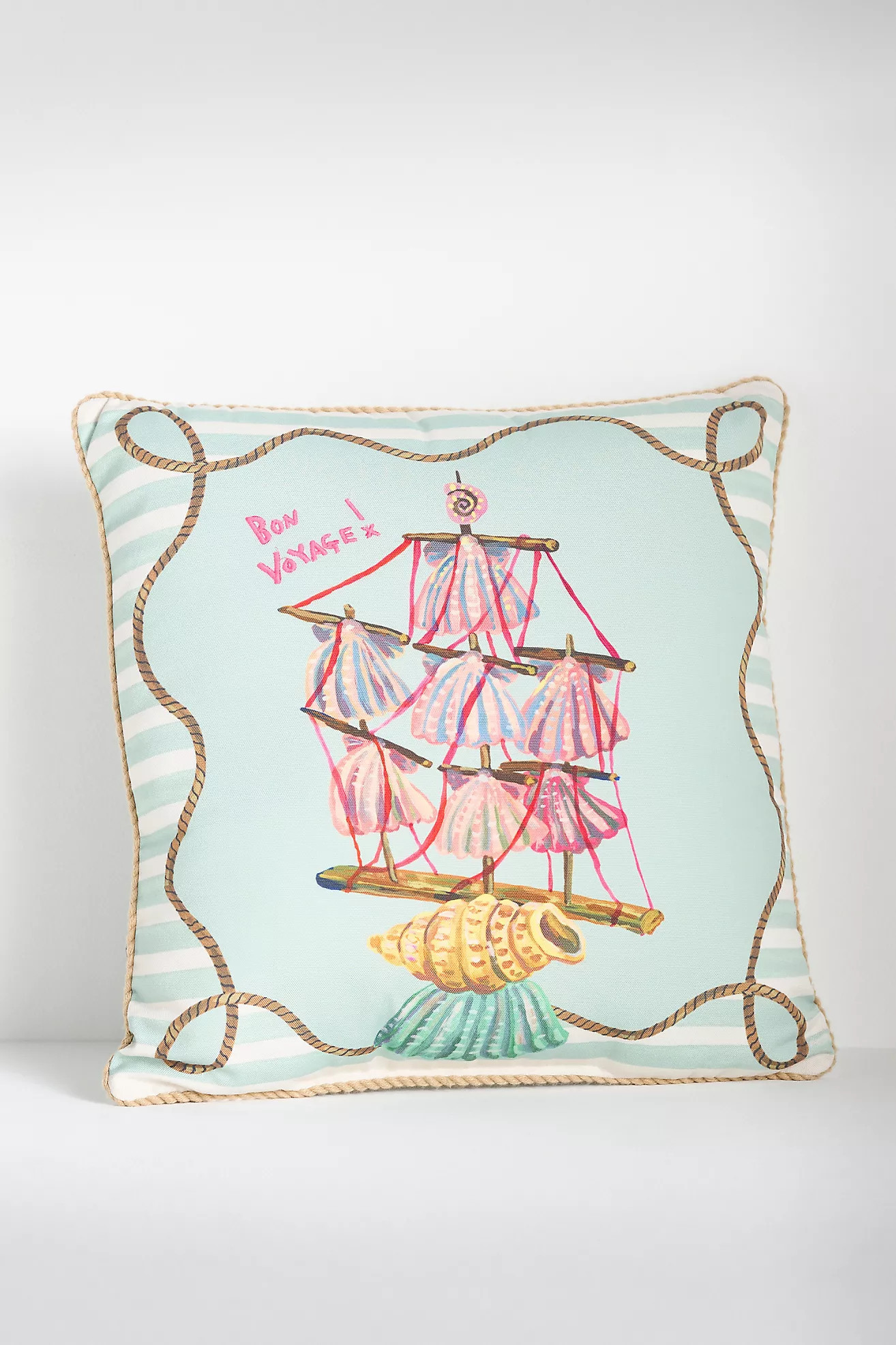 Nathalie Lete By the Sea Printed Indoor/Outdoor Pillow | Anthropologie (US)