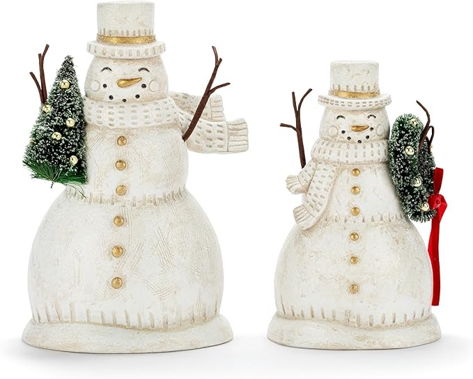 DEMDACO Christmas Tabletop Figurine Holiday Statue from Cozy Time Collection 6.5 x 10 Inch Paper ... | Amazon (US)