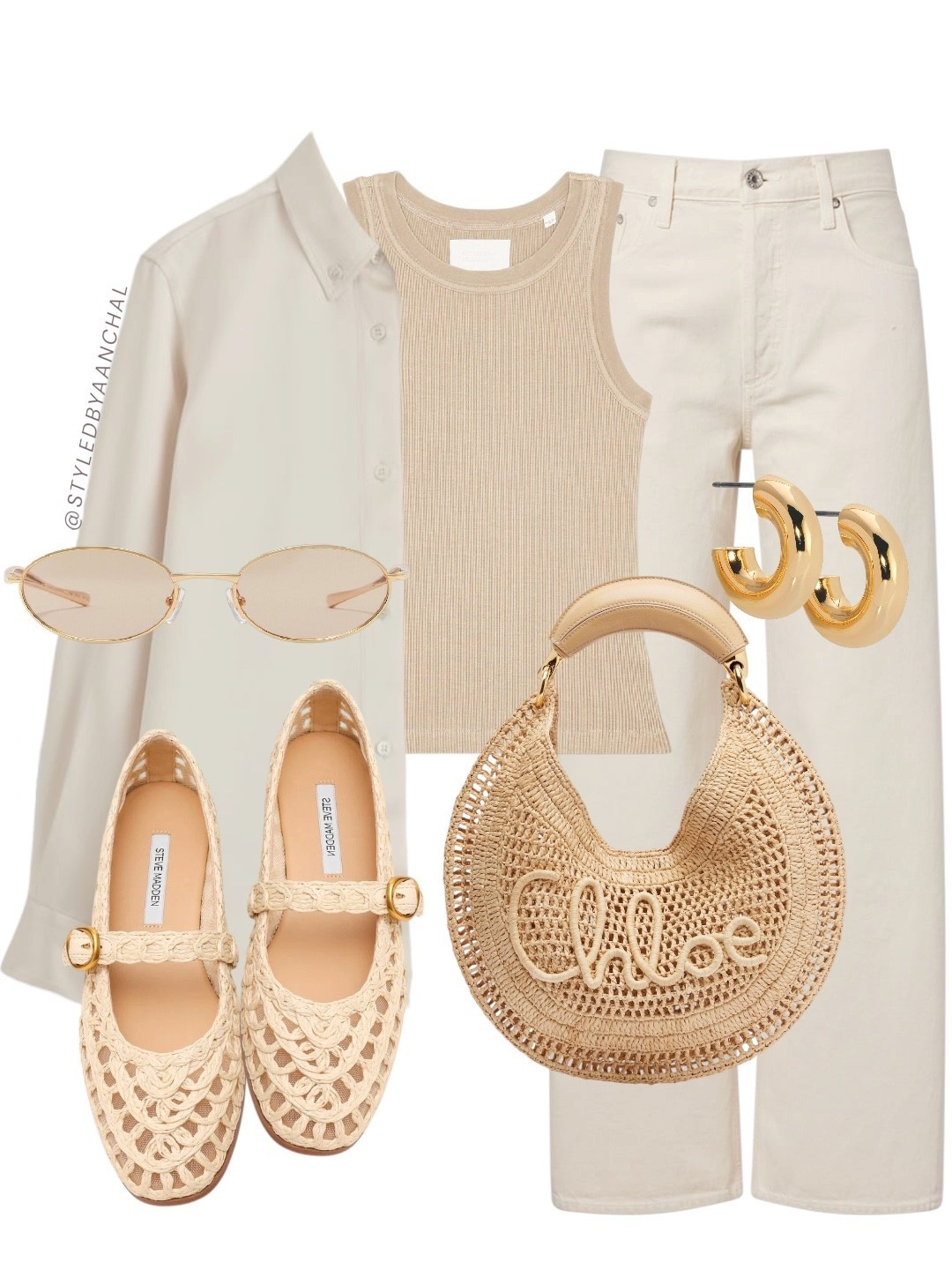 Neutral outfit + Raffia accessories


Raffia ballet flats
Cream jeans
Beige shirt
Revolve
Chloe raffia bag 

#LTKU #LTKSeasonal #LTKTravel