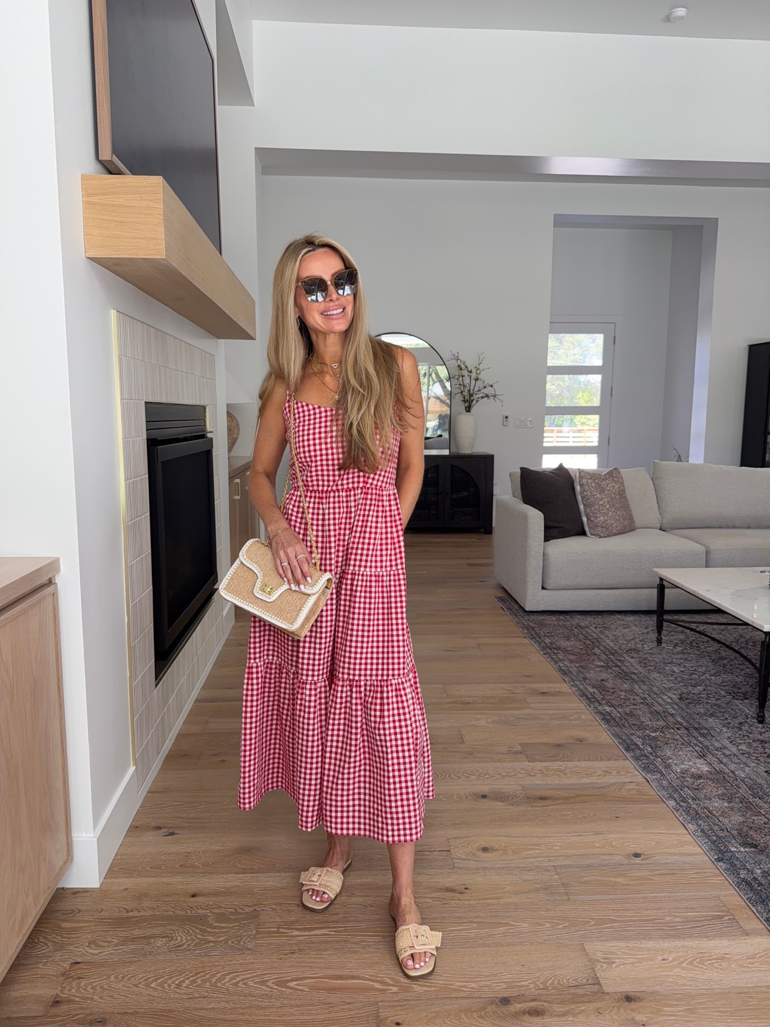 Coastal Americana 🇺🇸❤️🤍💙 Amazon finds that you can wear for 4th of July
Comment AMAZON and I’ll send you that details 

If you’re still looking for the perfect 4th of July outfit, these are the pieces I’d pack for everything from a backyard BBQ to fireworks by the water. Think classic gingham, breezy summer dresses, coastal blues, and effortless red, white & blue styling that feels chic—not costume-y.

✨ Look 1: The cutest gingham shorts + white tank combo
✨ Look 2: A timeless red gingham maxi dress
✨ Look 3: Soft blue gingham for that coastal summer vibe
✨ Look 4: The ultimate sporty Americana set with a pop of red

As a mom on the go, I love outfits that feel festive, comfortable, and easy to wear long after the holiday is over. These Amazon finds check every box. 🇺🇸

Which one are you wearing for the 4th? 1, 2, 3, or 4? ❤️

#AmazonFashion #FourthOfJulyOutfit #AmericanaStyle #CoastalStyle #AmazonFinds