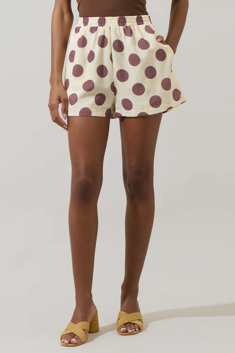 Violda Dot High Waisted Shorts | Sugarlips