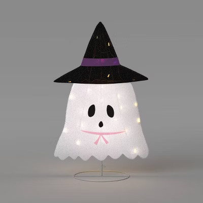 Reversible Tinsel Ghost with Clear Incandescent Lights - Hyde and EEK! Boutique™ | Target