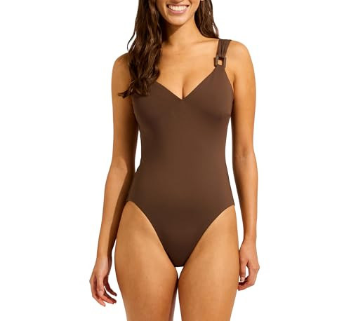 Seafolly Women's Standard DD One Piece, S.Collective Dark Chocolate | Amazon (US)