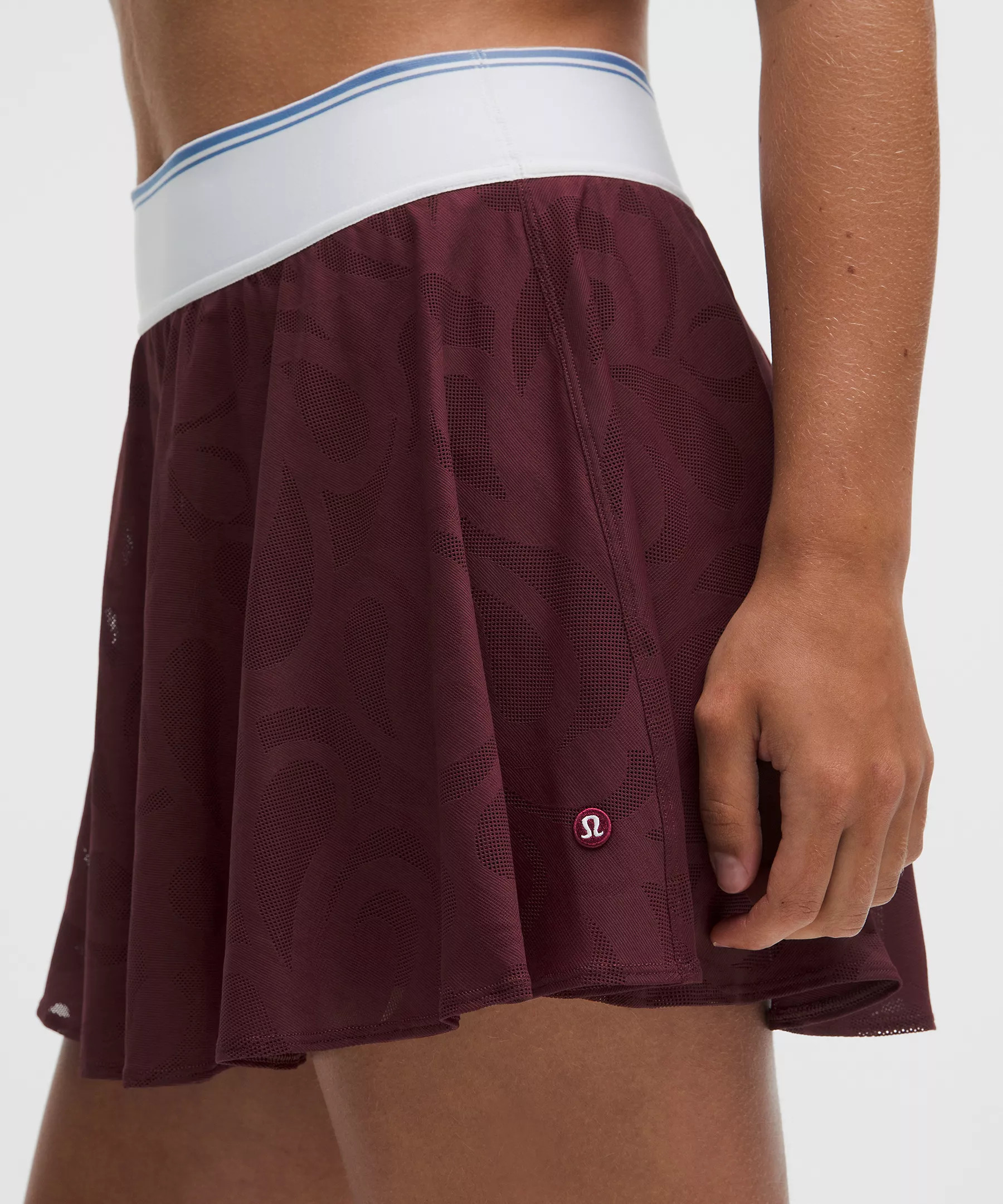 Paisley-Mesh High-Rise Tennis Skirt | Lululemon (US)
