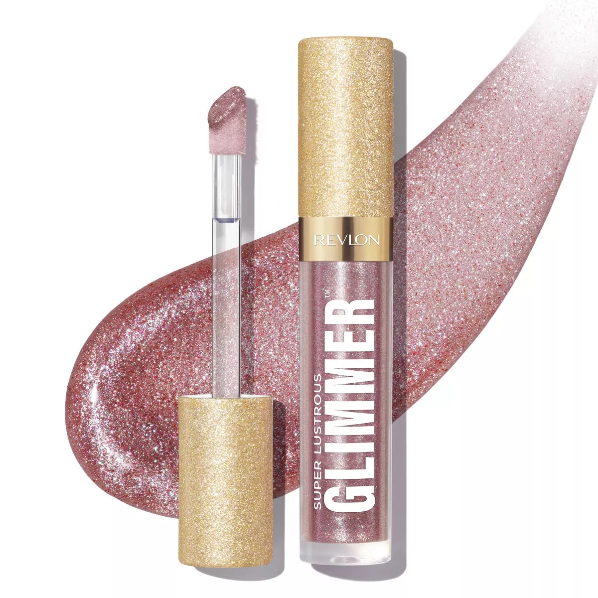 Revlon Super Lustrous Glimmer Gloss - Plant Based Glitter - 0.13 fl oz | Target