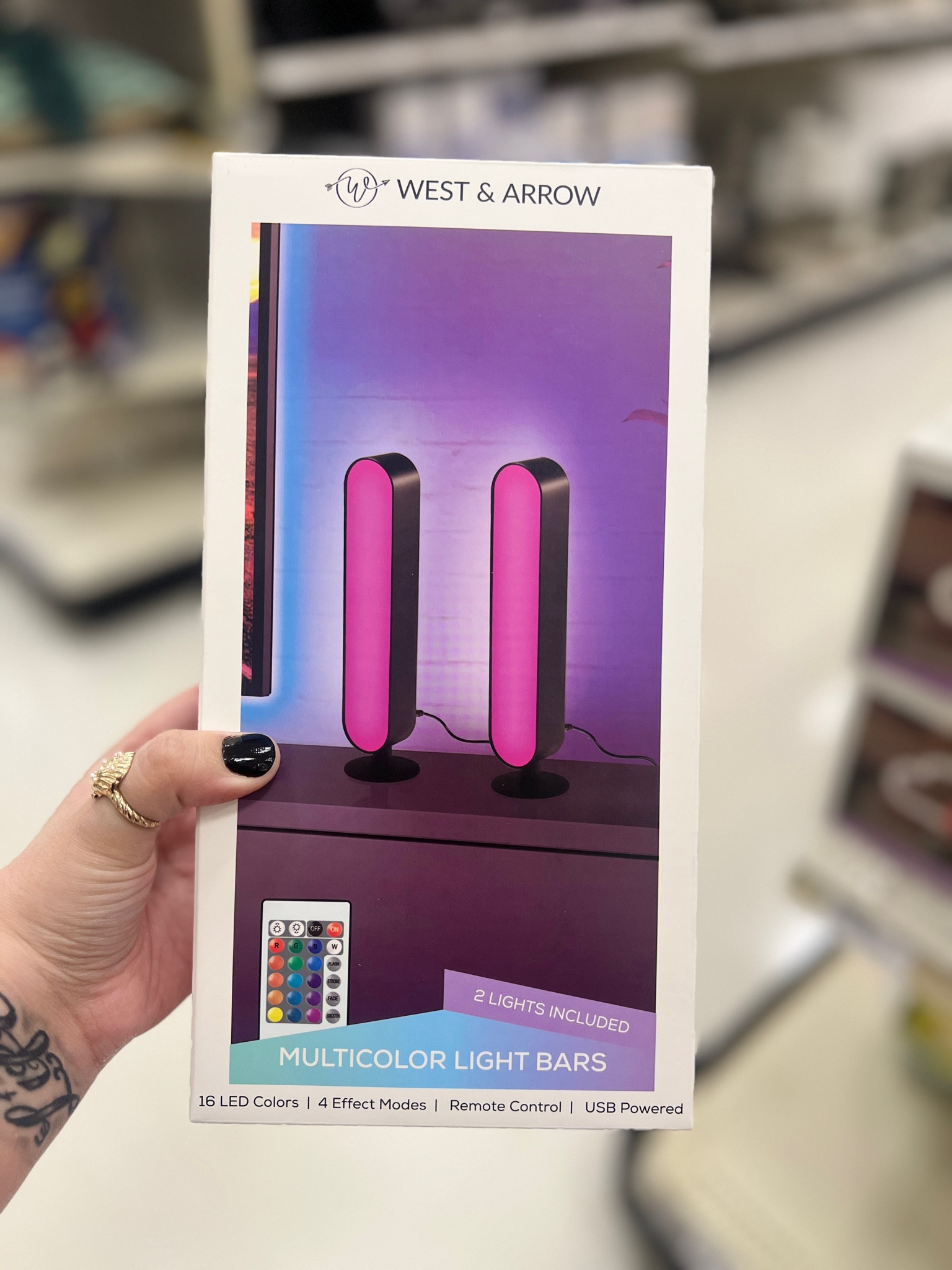 (Set of 2) LED Light Bars with Remote Black - West & Arrow

#LTKHome #LTKFamily #LTKGiftGuide