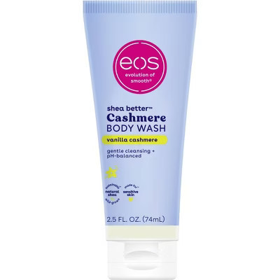 eos Mini Body Wash - Travel Size - Vanilla Cashmere - 2.5 fl oz | Target