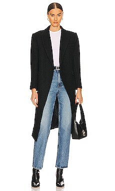 L'Academie Micha Coat in Black from Revolve.com | Revolve Clothing (Global)
