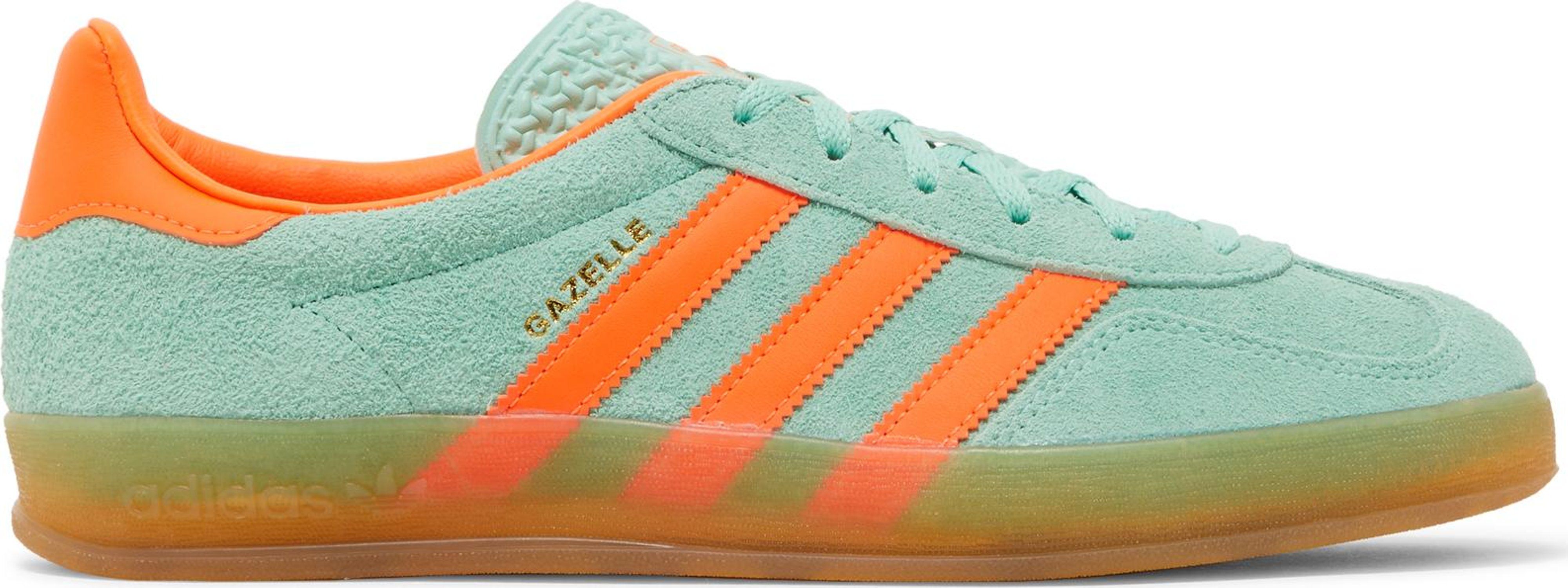 Buy Wmns Gazelle Indoor 'Pulse Mint Solar Orange' - HQ8714 - Green | GOAT | GOAT