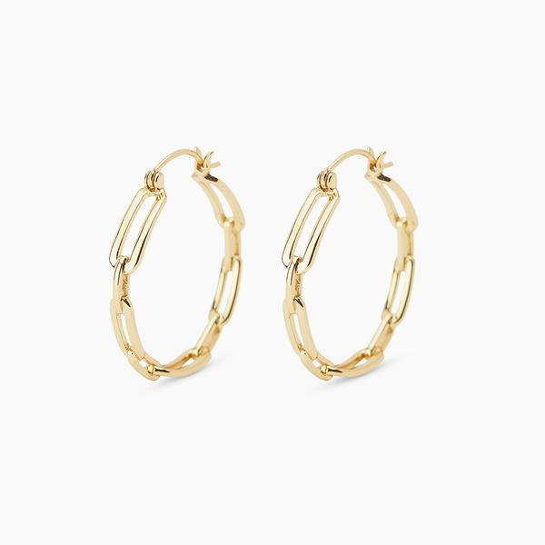 Parker Link Hoops | Gorjana
