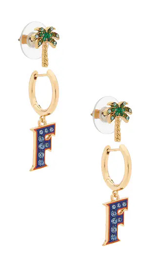 University Of Florida Earring Set Of 2 in Gold | Revolve Clothing (Global)