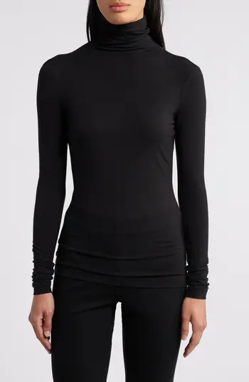 Anne Klein Turtleneck Jersey Top | Nordstrom | Nordstrom