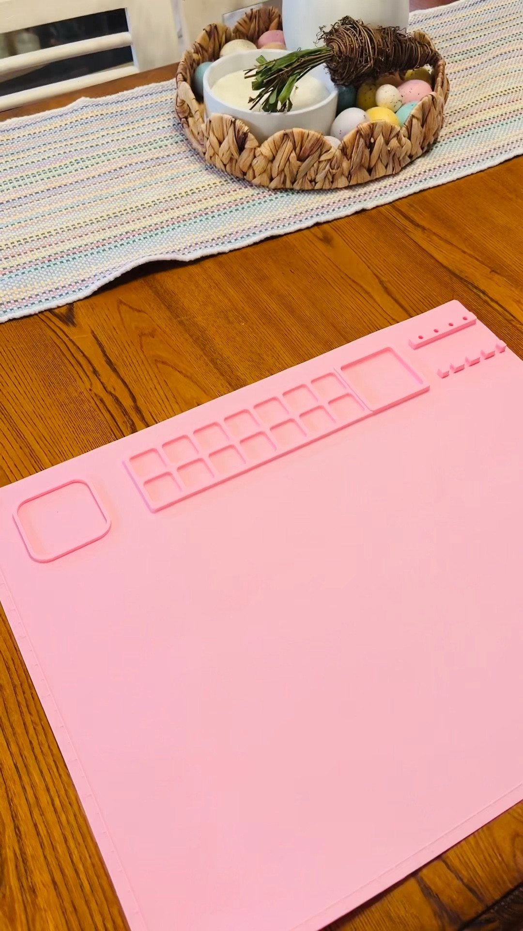 Kids painting station 🎨

Definitely a must for your creative kiddo. You could also use this mat for playdough or moon sand. My kids love painting but I hate the mess and cleanup. These items make it a little easier to contain the mess and clean up. The paint brush cleaner is genius!

#LTKfamily #LTKkids #LTKhome