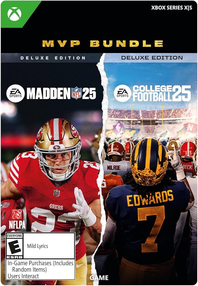 EA SPORTS MVP BUNDLE (MADDEN NFL 25 Deluxe Edition & College Football 25 Deluxe Edition) - Xbox [... | Amazon (US)