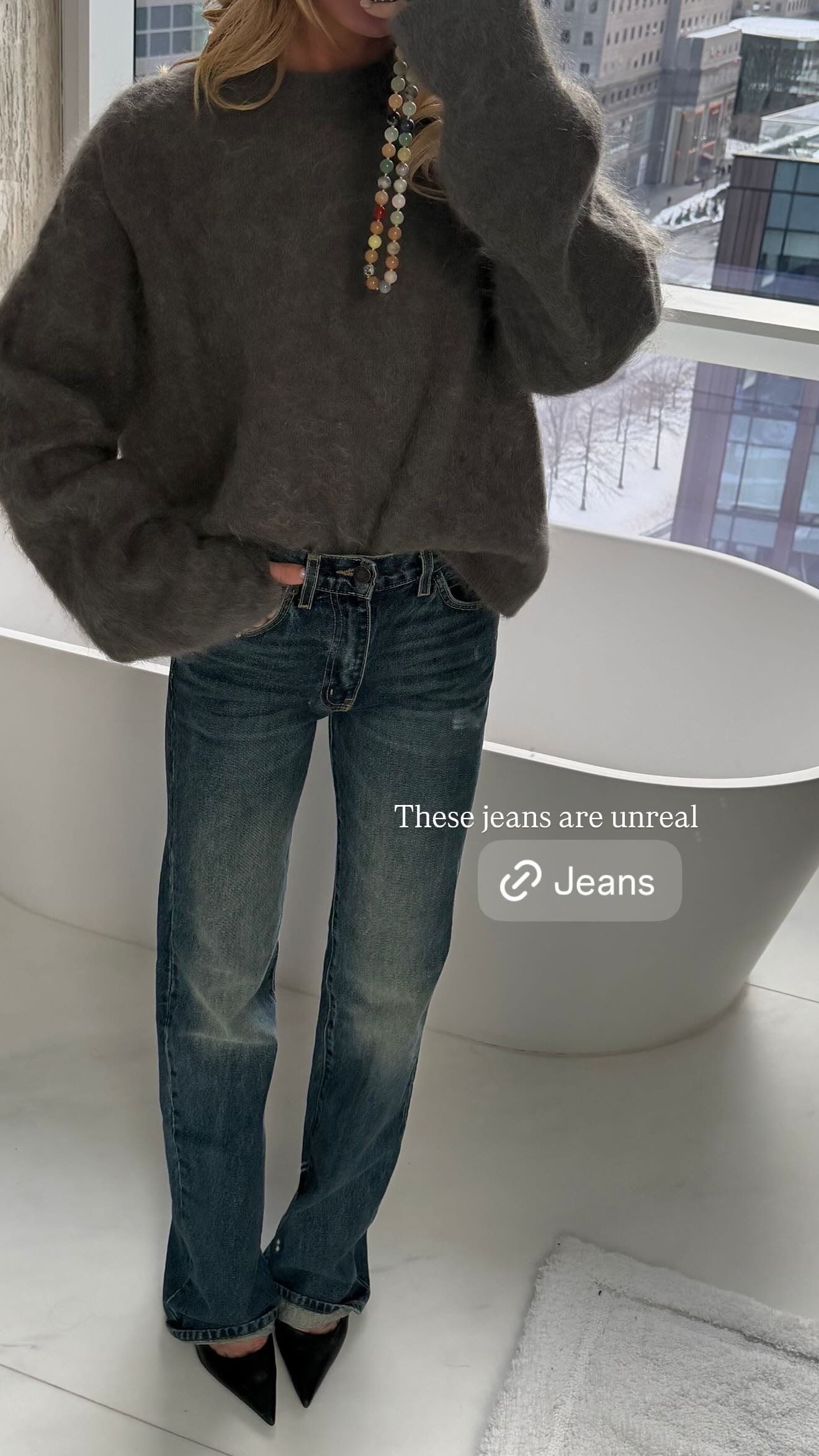 These jeans are unreal 

 