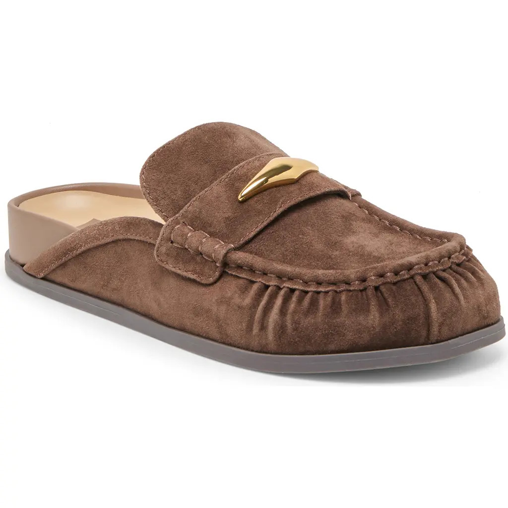 Dolce Vita Jodero Loafer Mule in Dark Brown Sueded at Nordstrom, Size 6 | Nordstrom