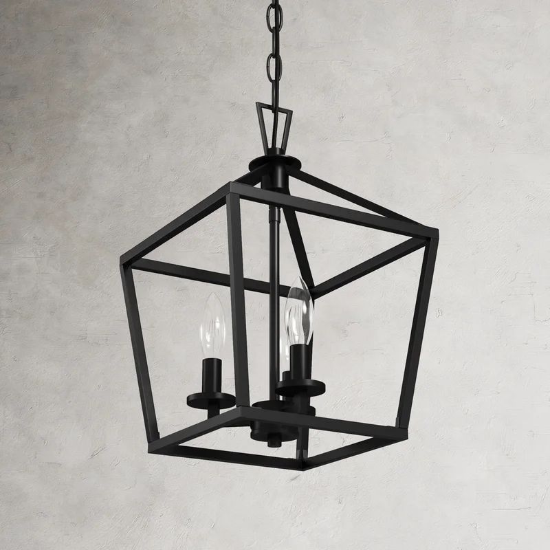 Hastings 3 - Light Dimmable Lantern Geometric Chandelier | Wayfair North America