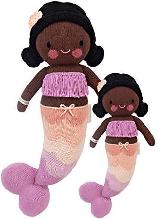 CUDDLE + KIND Maya The Mermaid Regular 20" Hand-Knit Doll – 1 Doll = 10 Meals, Fair Trade, Heir... | Amazon (US)