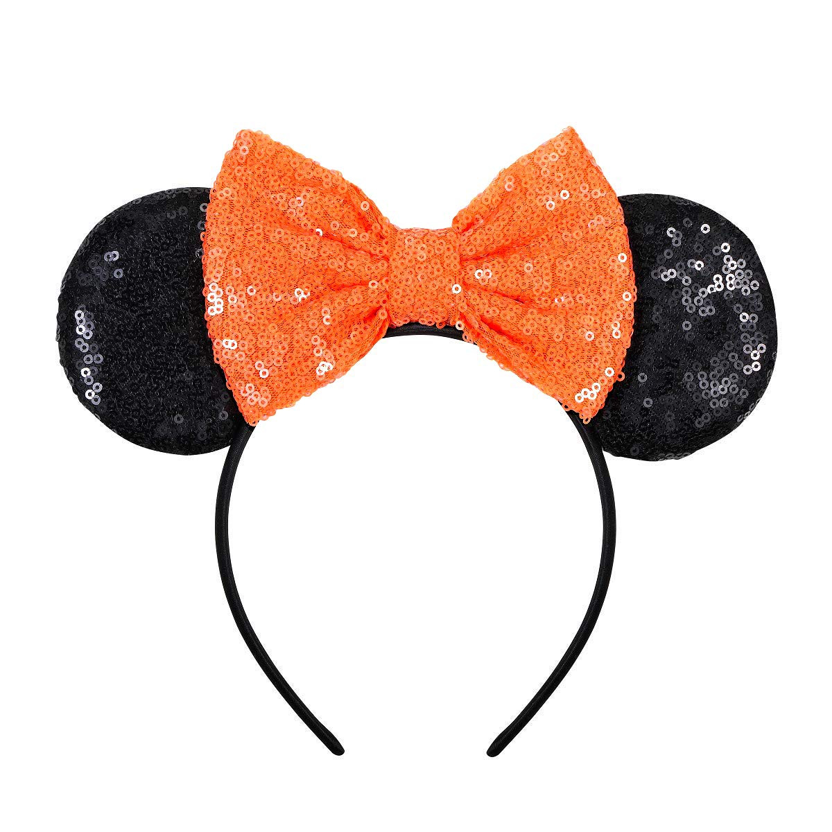 FANYITY Mouse Ears, Sequin Mouse Ears Headband for Girls Women Halloween Birthday Party (Orange B... | Amazon (US)