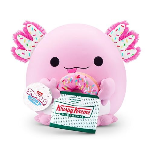 Snackles Series 2 Axolotl & Krispy Kreme 16 Inch Plush by ZURU, Ultra Soft Plush, Collectible Plush with Real Licensed Brands, Stuffed Animal, Giftable | Amazon (US)
