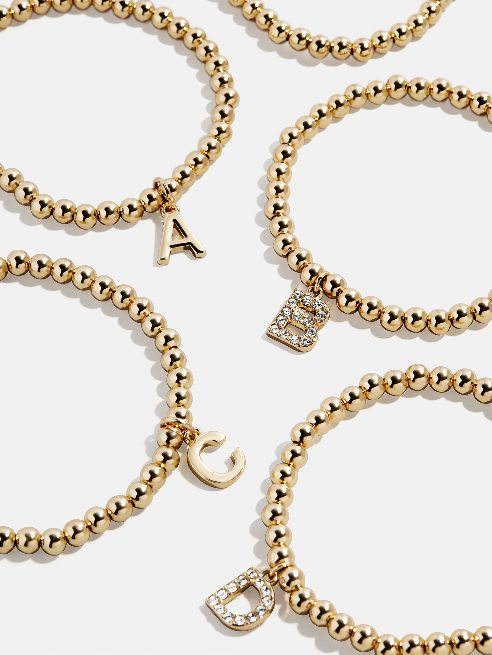 Dangle Charm Initial Pisa Bracelet - Gold | BaubleBar