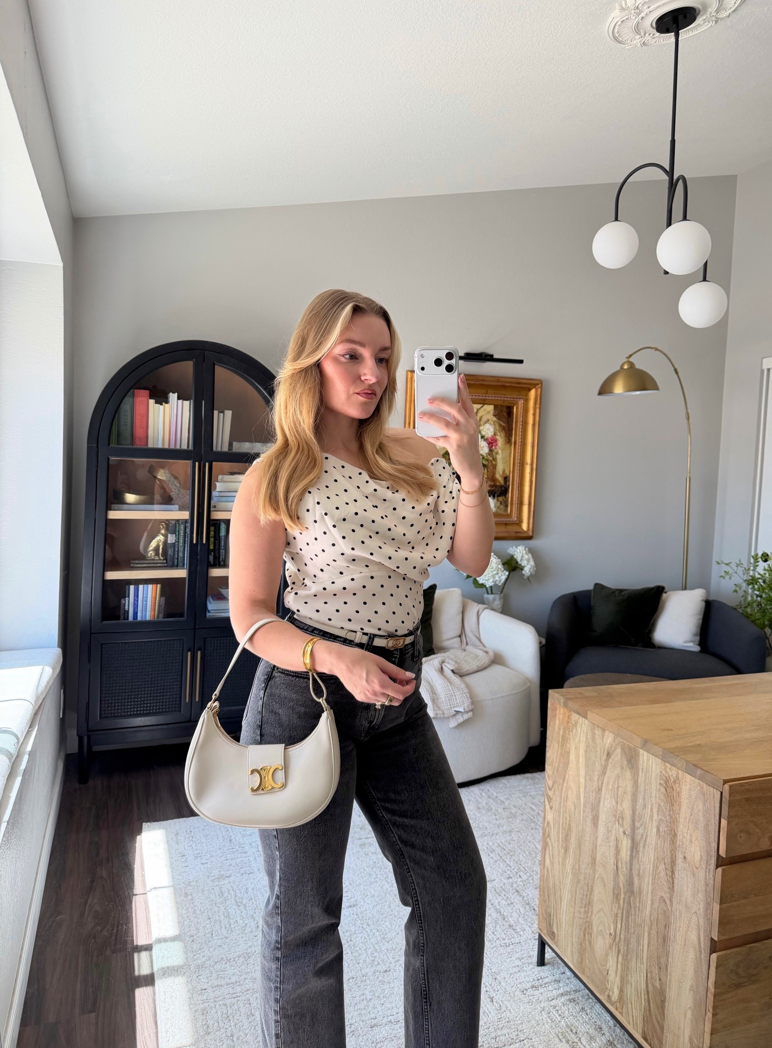 Polka dot top

#LTKootd