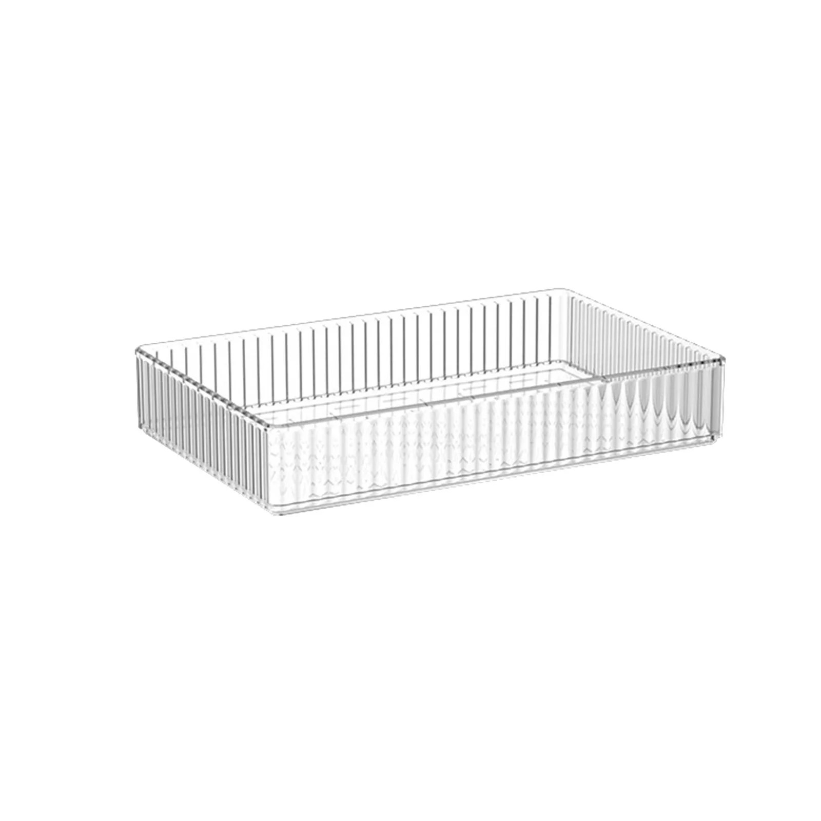 Clear Plastic Drawer Organizer | Divided Compartment Tray for Makeup, Cosmetics & Toiletries | Mu... | Walmart (US)