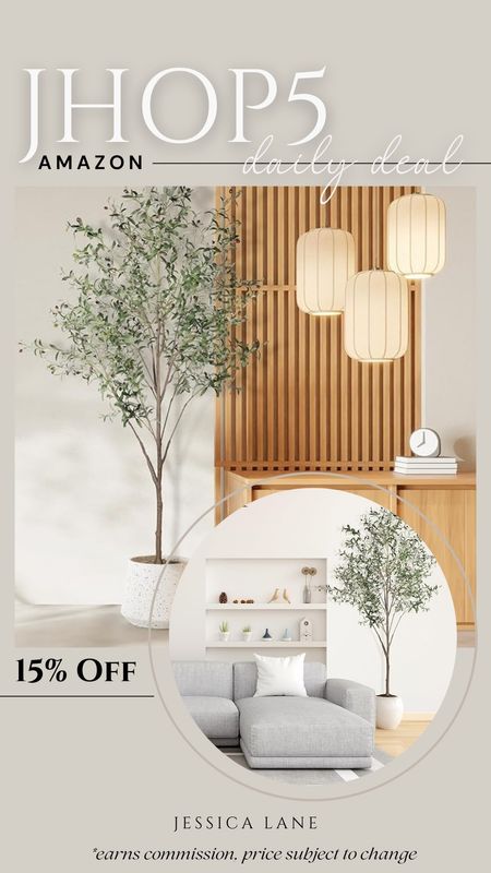 Amazon daily deal, save 15% on this gorgeous artificial olive tree.Artificial tree, artificial olive tree, home accents, modern home decor, modern organic home, Amazon home find, Amazon deals

#LTKhome #LTKsalealert #LTKstyletip