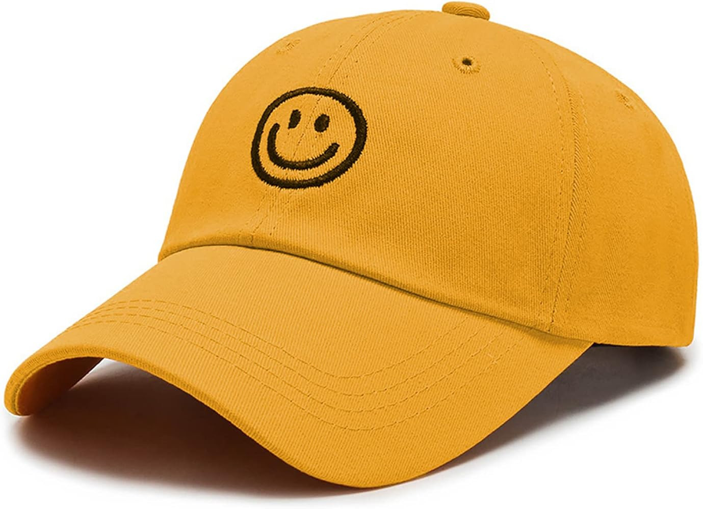 CYNICISM Smiley Face Hat Baseball Cap Women Men Trucker Hat Cotton Embroidered Adjustable | Amazon (US)
