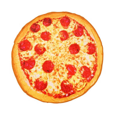 Just Funky Pepperoni Pizza Round Throw Blanket | Target