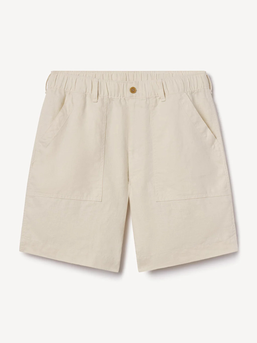 Worn White Loomed Linen OG-107 Fatigue Short - Buck Mason- Modern American Classics | Buck Mason
